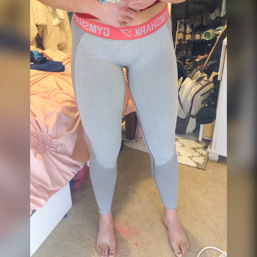 Gymshark pink & grey leggings
